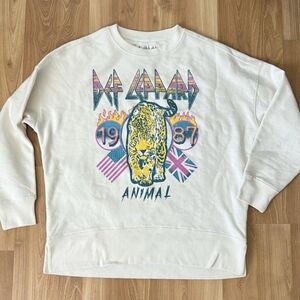 Def Leppard Sweatshirt Medium NWT